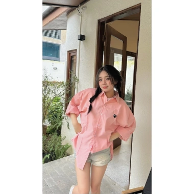 Áo Somi Tay Dài Nữ Chất Thô Hàn V001 - Form Rộng Trẻ Trung, Giá 92.000₫