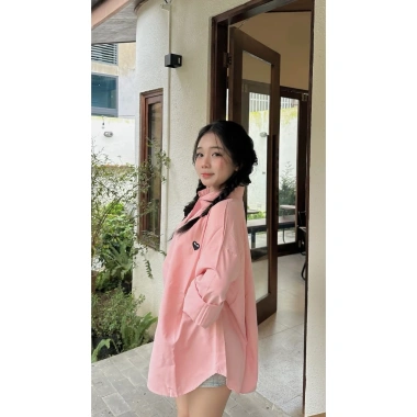 Áo Somi Tay Dài Nữ Chất Thô Hàn V001 - Form Rộng Trẻ Trung, Giá 92.000₫