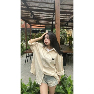 Áo Somi Tay Dài Nữ Chất Thô Hàn V001 - Form Rộng Trẻ Trung, Giá 92.000₫