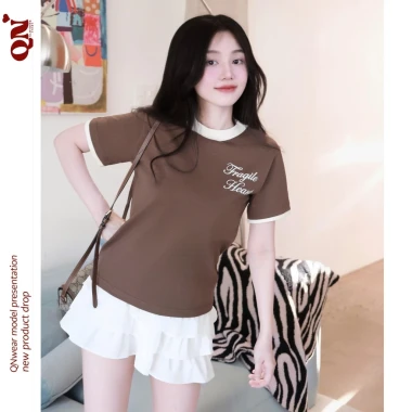 Áo Thun Babytee Fragile Cotton 250gsm Fit Đủ Size Màu - Giảm 24% Chỉ 89k tại QNwear 3