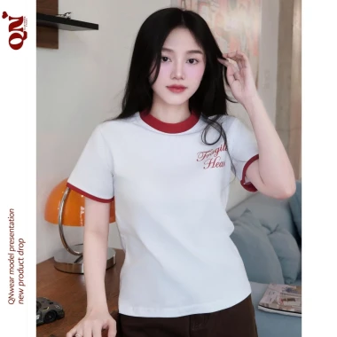 Áo Thun Babytee Fragile Cotton 250gsm Fit Đủ Size Màu - Giảm 24% Chỉ 89k tại QNwear 4