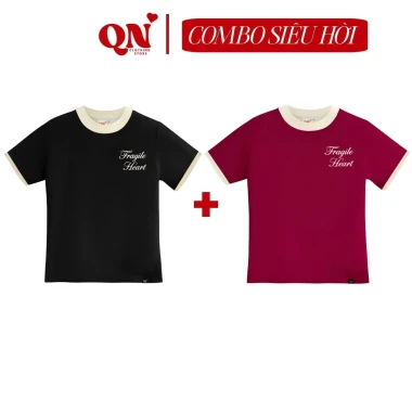Áo Thun Babytee Fragile Cotton 250gsm Fit Đủ Size Màu - Giảm 24% Chỉ 89k tại QNwear 10