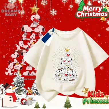 Áo Thun Giáng Sinh Trẻ Em Đỏ Đẹp - Giảm 10890đ Còn 49500đ - DREAMY BABY Giáng sinh 2026 15 Áo Thun Giáng Sinh Trẻ Em Đỏ Đẹp - Giảm 10890đ Còn 49500đ - DREAMY BABY Giáng sinh 2026 15