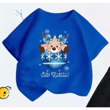 Áo Thun Noel Cho Bé Tuần Lộc Dễ Thương - Giá Rẻ 49500đ - In Sắc Nét Không Bong 6 Áo Thun Noel Cho Bé Tuần Lộc Dễ Thương - Giá Rẻ 49500đ - In Sắc Nét Không Bong 6