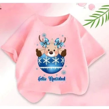 Áo Thun Noel Cho Bé Tuần Lộc Dễ Thương - Giá Rẻ 49500đ - In Sắc Nét Không Bong 8 Áo Thun Noel Cho Bé Tuần Lộc Dễ Thương - Giá Rẻ 49500đ - In Sắc Nét Không Bong 8