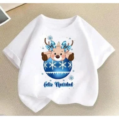 Áo Thun Noel Cho Bé Tuần Lộc Dễ Thương - Giá Rẻ 49500đ - In Sắc Nét Không Bong 11 Áo Thun Noel Cho Bé Tuần Lộc Dễ Thương - Giá Rẻ 49500đ - In Sắc Nét Không Bong 11