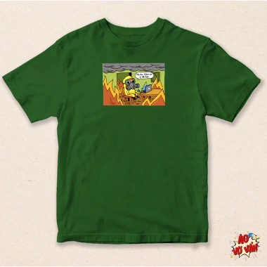 Áo Thun Oversize Meme OK IM FINE Vỡ Vân Premium Cotton 4 Chiều Giá 250k Nam Nữ