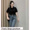 Áo Thun Polo Nữ Cổ Tròn Form Rộng Basic Thanh Lịch Giá ưu đãi 119k 6