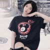 Áo Thun Poppop hihi Mascot PP Leopard Oversize 100% Cotton - Grey giá 450.000₫ 5
