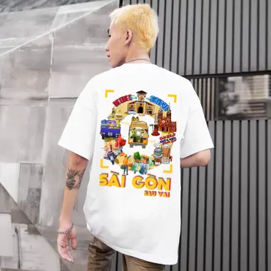 Áo Thun Unisex BEETEE Cotton 100% Giảm Giá - Hà Nội Sau Vai HNSV00 Chỉ 196k 3