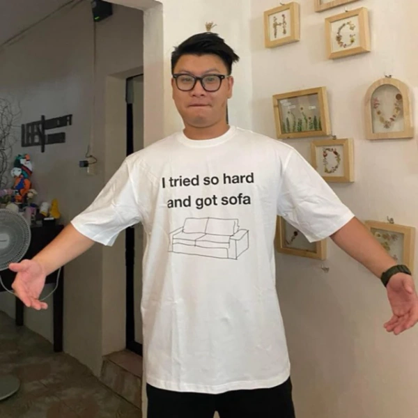 Hình ảnh sản phẩm Áo Vớ Vẩn - Áo Thun Oversize Meme hài hước Cotton 4 chiều Unisex, Giá chỉ 250k
