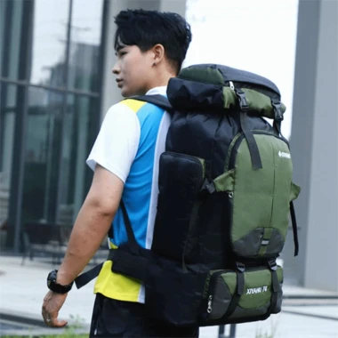 Ba Lô Đi Bộ Đường Dài Chống Nước 70L UUMIR - Túi Leo Núi Ngoài Trời Du Lịch Giá Rẻ 5