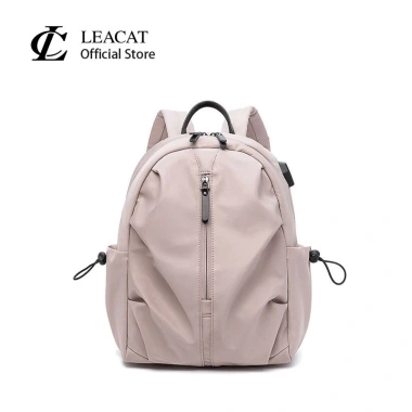 Ba lô LEACAT vải oxford cỡ A4 phong cách hàn quốc đơn giản cho nữ Ba lô LEACAT vải oxford cỡ A4 phong cách hàn quốc đơn giản cho nữ