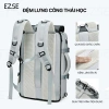 Balo du lịch chống nước EAZY BLA27 ngăn giày, size lớn, nam-nữ, phù hợp đi học 5