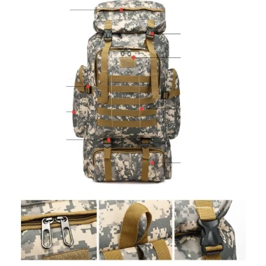 Balo Du Lịch Phượt Cao Cấp 80L PUBG Công Suất Lớn Giá Rẻ BL104 Chỉ 399k 5