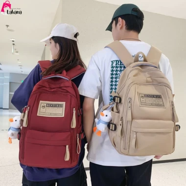Balo nam nữ cặp đi học 15.6 laptop ulzzang nhiều ngăn chống nước giá 189.000 3