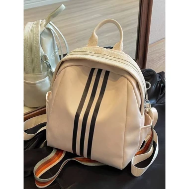 Balo Nữ Thời Trang Hàn Quốc Sọc Viền Thể Thao Đi Du Lịch Giá Shock 145k BL09 6