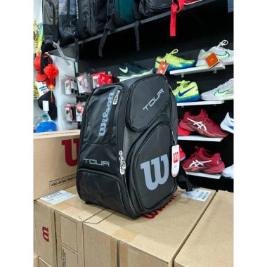 Balo Tennis Wilson Tour V Lớn Đen Đen Giảm Giá - C backpack Thể Thao Chất Lượng Cao 1399000đ 2 Balo Tennis Wilson Tour V Lớn Đen Đen Giảm Giá - C backpack Thể Thao Chất Lượng Cao 1399000đ 2
