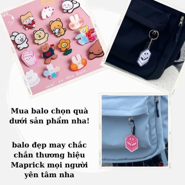 Balo Thời Trang Nam Nữ Maprick BL52 Giảm Giá 200k - Cầm Tay Tiện Lợi
