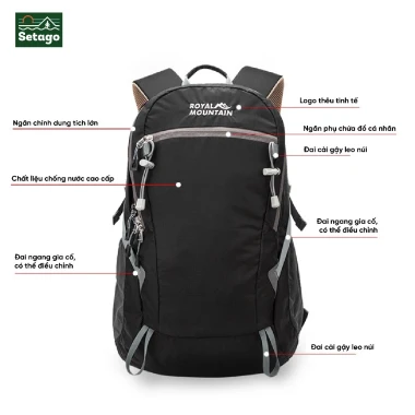 Balo Trekking 30L Royal Mountain - Leo Núi 2N1Đ Tiết Kiệm Tới 164k 4