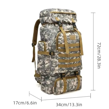 Balo Trekking 80L Chống Nước Siêu Cứng Cáp Leo Núi, Phượt, Du Lịch Nam Nữ Giá Rẻ 3
