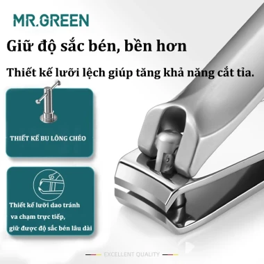 Bấm Móng Tay MR.GREEN Chất Lượng Cao Cắt Tốt - Giảm 44% Chỉ 155k 3 Bấm Móng Tay MR.GREEN Chất Lượng Cao Cắt Tốt - Giảm 44% Chỉ 155k 3