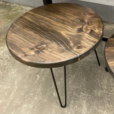 Bàn Cafe Gỗ Thông Tròn 50cm Chân Sắt Vintage HCM - Giảm 889k còn 700k 9 Bàn Cafe Gỗ Thông Tròn 50cm Chân Sắt Vintage HCM - Giảm 889k còn 700k 9