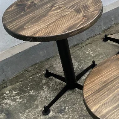 Bàn Cafe Gỗ Thông Tròn 50cm Chân Sắt Vintage HCM - Giảm 889k còn 700k 10 Bàn Cafe Gỗ Thông Tròn 50cm Chân Sắt Vintage HCM - Giảm 889k còn 700k 10