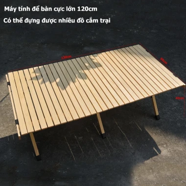Bàn Cắm Trại Gấp Gọn Dã Ngoại - Chất Liệu Thông Cao Cấp 120x60x45cm Giá Rẻ 759k 6 Bàn Cắm Trại Gấp Gọn Dã Ngoại - Chất Liệu Thông Cao Cấp 120x60x45cm Giá Rẻ 759k 6