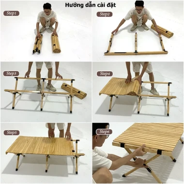 Bàn Cắm Trại Gấp Gọn Dã Ngoại - Chất Liệu Thông Cao Cấp 120x60x45cm Giá Rẻ 759k 10 Bàn Cắm Trại Gấp Gọn Dã Ngoại - Chất Liệu Thông Cao Cấp 120x60x45cm Giá Rẻ 759k 10