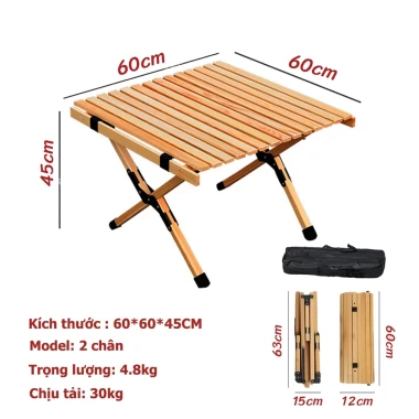Bàn Cắm Trại Gấp Gọn Dã Ngoại - Chất Liệu Thông Cao Cấp 120x60x45cm Giá Rẻ 759k 11 Bàn Cắm Trại Gấp Gọn Dã Ngoại - Chất Liệu Thông Cao Cấp 120x60x45cm Giá Rẻ 759k 11