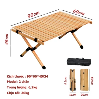 Bàn Cắm Trại Gấp Gọn Dã Ngoại - Chất Liệu Thông Cao Cấp 120x60x45cm Giá Rẻ 759k 12 Bàn Cắm Trại Gấp Gọn Dã Ngoại - Chất Liệu Thông Cao Cấp 120x60x45cm Giá Rẻ 759k 12