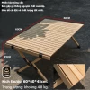Bàn Cắm Trại Gấp Gọn Dã Ngoại - Chất Liệu Thông Cao Cấp 120x60x45cm Giá Rẻ 759k 13