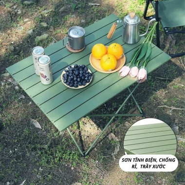 Bàn Camping Gấp Gọn - Du Lịch Dã Ngoại Thép Chống Rỉ Sét Giá Cực Tốt 145k 3 Bàn Camping Gấp Gọn - Du Lịch Dã Ngoại Thép Chống Rỉ Sét Giá Cực Tốt 145k 3