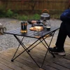 Bàn Camping Gấp Gọn - Du Lịch Dã Ngoại Thép Chống Rỉ Sét Giá Cực Tốt 145k 9