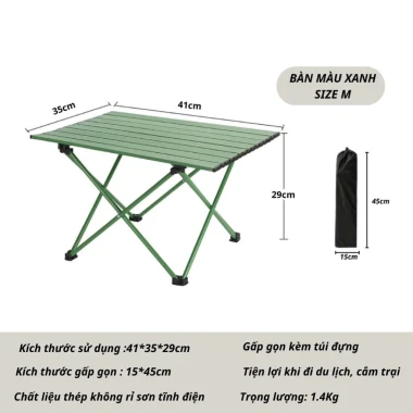 Bàn Camping Gấp Gọn - Du Lịch Dã Ngoại Thép Chống Rỉ Sét Giá Cực Tốt 145k 11 Bàn Camping Gấp Gọn - Du Lịch Dã Ngoại Thép Chống Rỉ Sét Giá Cực Tốt 145k 11