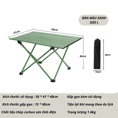 Bàn Camping Gấp Gọn - Du Lịch Dã Ngoại Thép Chống Rỉ Sét Giá Cực Tốt 145k 12 Bàn Camping Gấp Gọn - Du Lịch Dã Ngoại Thép Chống Rỉ Sét Giá Cực Tốt 145k 12
