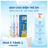 Bàn chải điện cho trẻ em BRUMIVO cao cấp - Lông lụa mềm mại, Tặng 8 đầu chải, Giá chỉ 195k 2