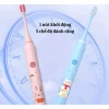 Bàn chải điện cho trẻ em BRUMIVO cao cấp - Lông lụa mềm mại, Tặng 8 đầu chải, Giá chỉ 195k 4