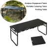 Bàn gấp đa chức năng màu đen 104x48x45cm cắm trại ngoài trời giá rẻ chất lượng cao 8