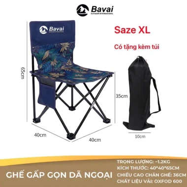 "Bàn ghế gấp gọn vải dù đa năng cho du lịch, dã ngoại, quán trà tranh giá rẻ" 24