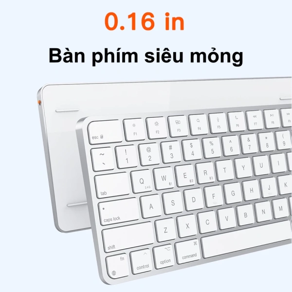 Hình ảnh sản phẩm Bàn phím không dây Meetion iKey K210 2 mode Bluetooth 2.4G, không ồn, pin sạc Type-C, giá 519.000₫
