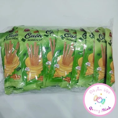 Bán sỉ Snack Cuộn rong biển Ba Anh Em foods bịch 30 gói phủ rong biển giòn sụn , đồ ăn vặt cổng trường hot nhất 4