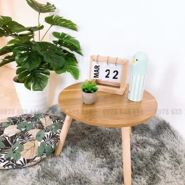 Bàn Trà Sofa Ngồi Bệt Gỗ Tự Nhiên Giá Rẻ - Decor Phòng Ngủ Lý Tưởng Dưới 100k 14