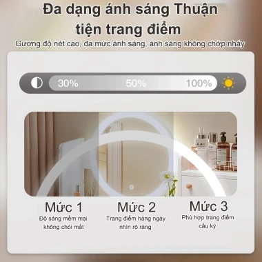 Bàn trang điểm phòng ngủ Bắc Âu đèn LED 2 ngăn kéo - Ship nhanh Hà Nội - Giá 345.510 3