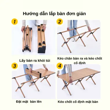 Bàn Trứng Camping Gấp Gọn TANLOOK - Dã Ngoại, Du Lịch Tiện Lợi - Giá Chỉ 220k 3 Bàn Trứng Camping Gấp Gọn TANLOOK - Dã Ngoại, Du Lịch Tiện Lợi - Giá Chỉ 220k 3