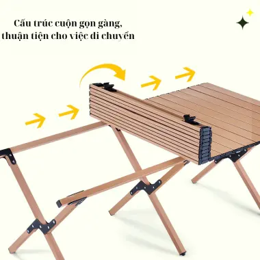 Bàn Trứng Camping Gấp Gọn TANLOOK - Dã Ngoại, Du Lịch Tiện Lợi - Giá Chỉ 220k 4 Bàn Trứng Camping Gấp Gọn TANLOOK - Dã Ngoại, Du Lịch Tiện Lợi - Giá Chỉ 220k 4