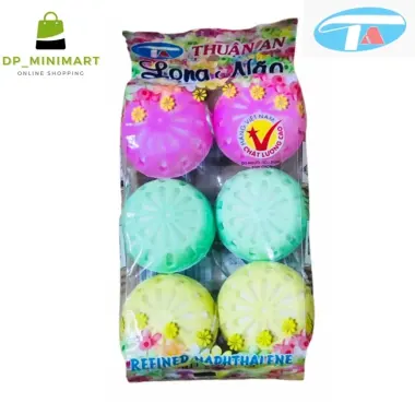 Băng Phiến Thơm Thuận An 200g - Túi 6 Viên Treo Long Não Giá Tốt 58000đ 2 Băng Phiến Thơm Thuận An 200g - Túi 6 Viên Treo Long Não Giá Tốt 58000đ 2