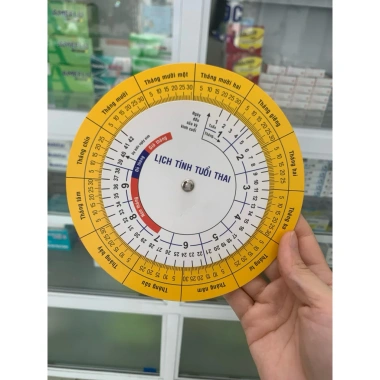 Bảng tính tuổi thai vòng xoay tròn – Lịch tính tuổi thai chuẩn, giá chỉ 35.000₫