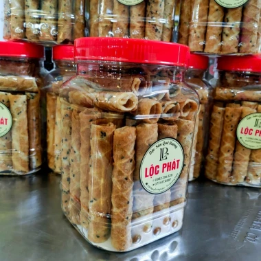 BÁNH CUỐN MÈ Quảng Ngãi / BÁNH ỐNG MÈ GIÒN Đặc Sản Quảng Ngãi 3